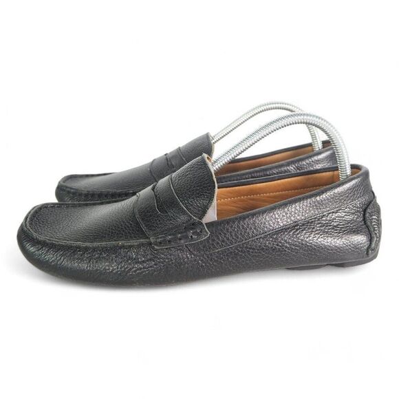 1901 Leather‎ Slip-on Penny Driving Loafers M07915 Black Men\'s 9.5M main image 7